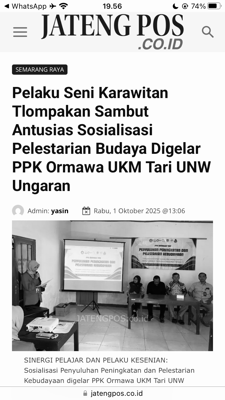 Meliput Sosialisasi yang dilakukan oleh tim ppkormawa